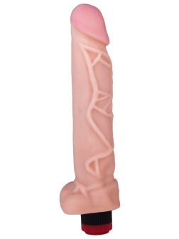Вибратор-гигант с узором вен - 27,2 см.