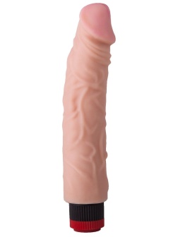 Рельефный вибратор-реалистик - 24,2 см.