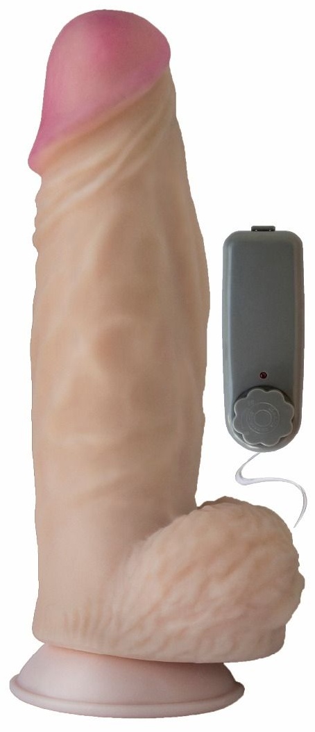 Вибромассажер-гигант  с выносным блоком управления - 24,5 см.
