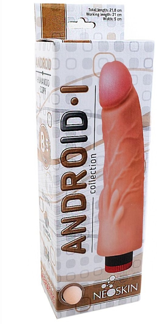 Реалистичный вибратор ANDROID I - 21,8 см.