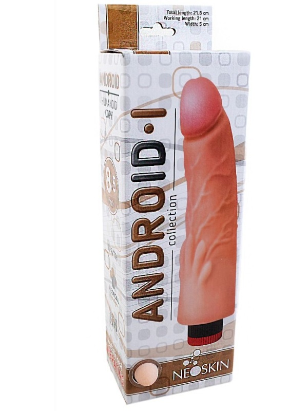 Реалистичный вибратор ANDROID I - 21,8 см.