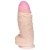 Телесный вибромассажер-супергигант - 33,5 см.