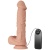 Телесный вибратор-реалистик Berqrisi на присоске - 26 см.