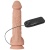 Телесный вибратор-реалистик Berqrisi на присоске - 26 см.