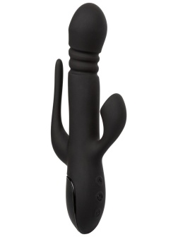 Черный тройной вибромассажер Triple Euphoria