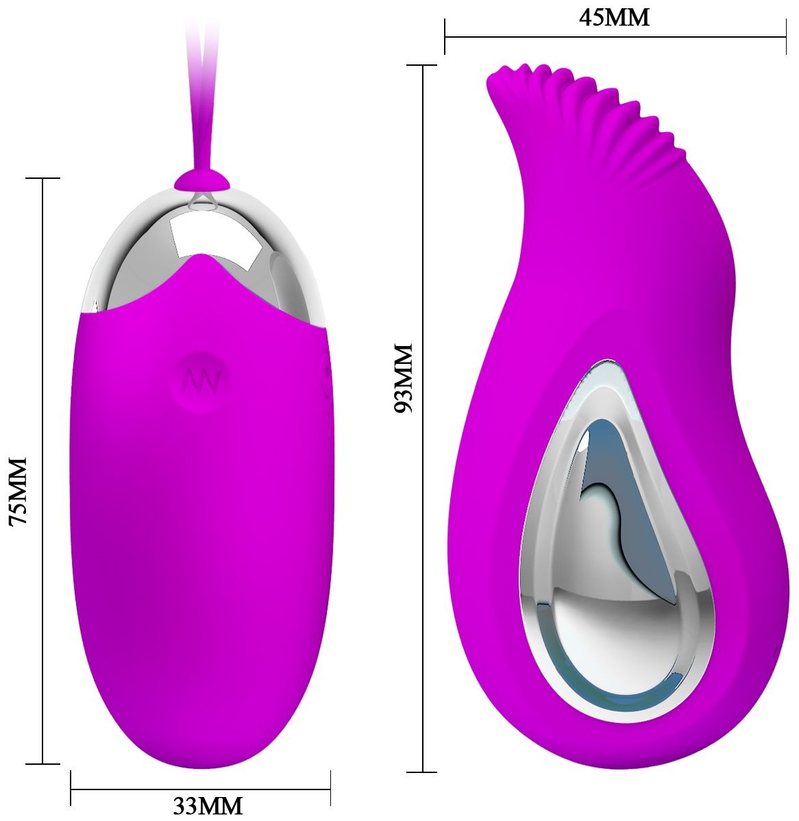 Виброяйцо Eden с вибрирующим пультом ДУ