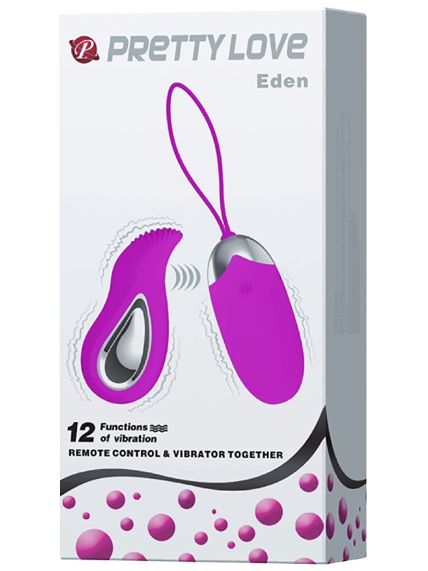 Виброяйцо Eden с вибрирующим пультом ДУ