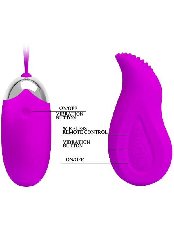 Виброяйцо Eden с вибрирующим пультом ДУ