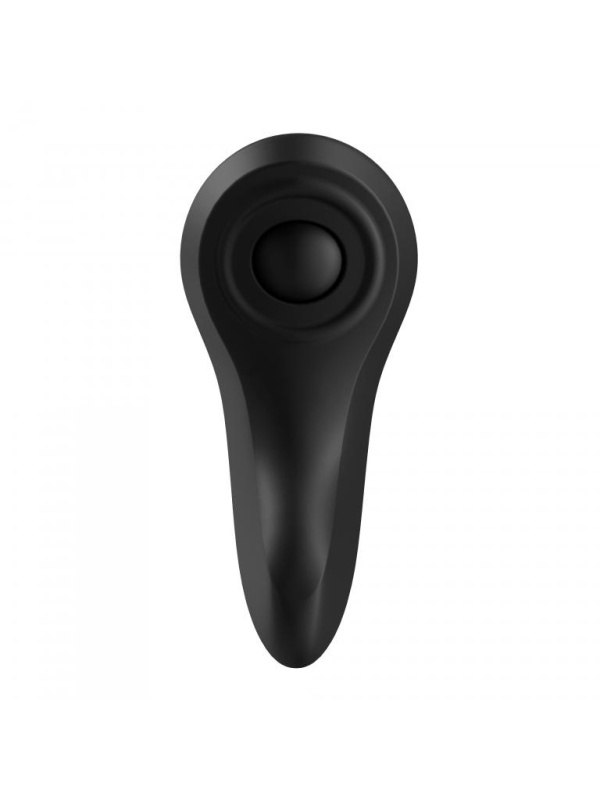 Чёрный вибромассажер в трусики Little Secret