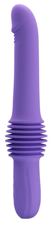 Сиреневая мини-секс-машина Pazuzu с возвратно-поступательными движениями - 29,2 см.