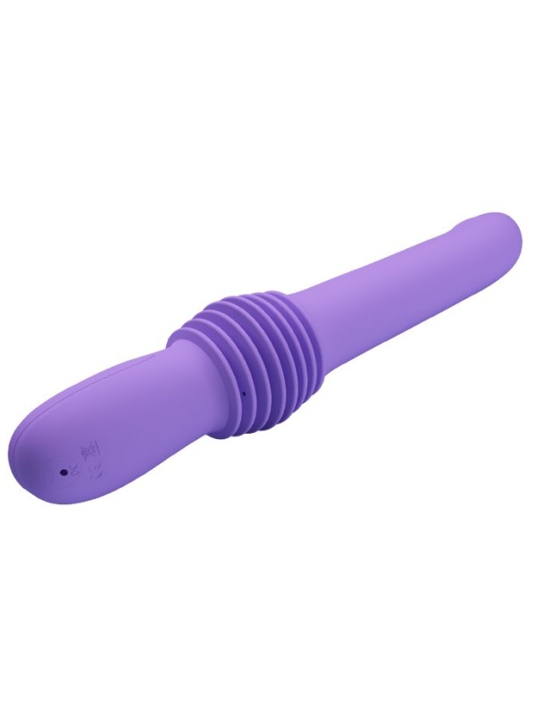 Сиреневая мини-секс-машина Pazuzu с возвратно-поступательными движениями - 29,2 см.