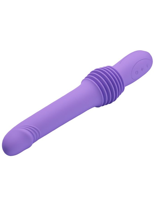 Сиреневая мини-секс-машина Pazuzu с возвратно-поступательными движениями - 29,2 см.