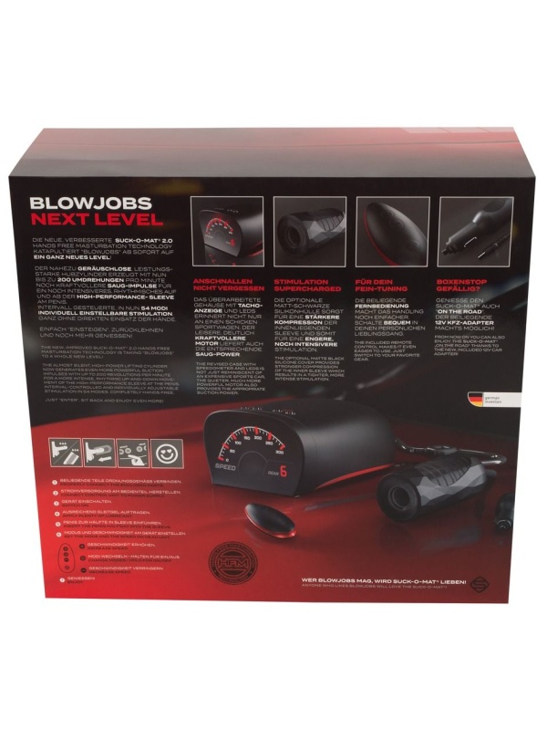 Автоматический мастурбатор с пультом ДУ Suck-O-Mat 2.0