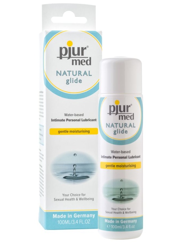 Нейтральный лубрикант на водной основе pjur MED Natural glide - 100 мл.