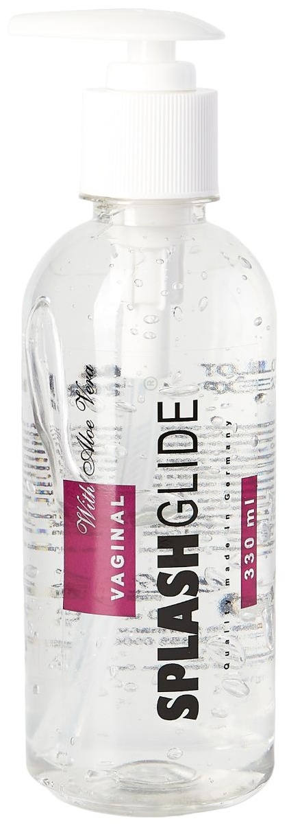 Ухаживающий лубрикант на водной основе Splashglide Vaginal With Aloe Vera - 330 мл.