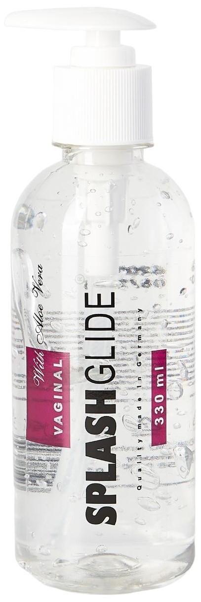 Ухаживающий лубрикант на водной основе Splashglide Vaginal With Aloe Vera - 330 мл.