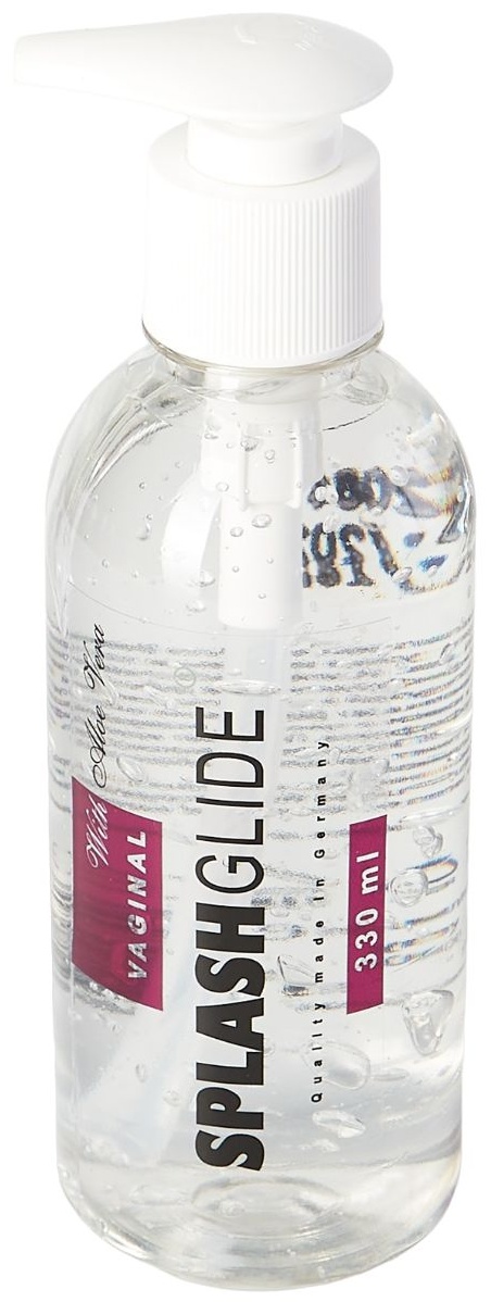 Ухаживающий лубрикант на водной основе Splashglide Vaginal With Aloe Vera - 330 мл.