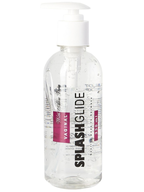 Ухаживающий лубрикант на водной основе Splashglide Vaginal With Aloe Vera - 330 мл.
