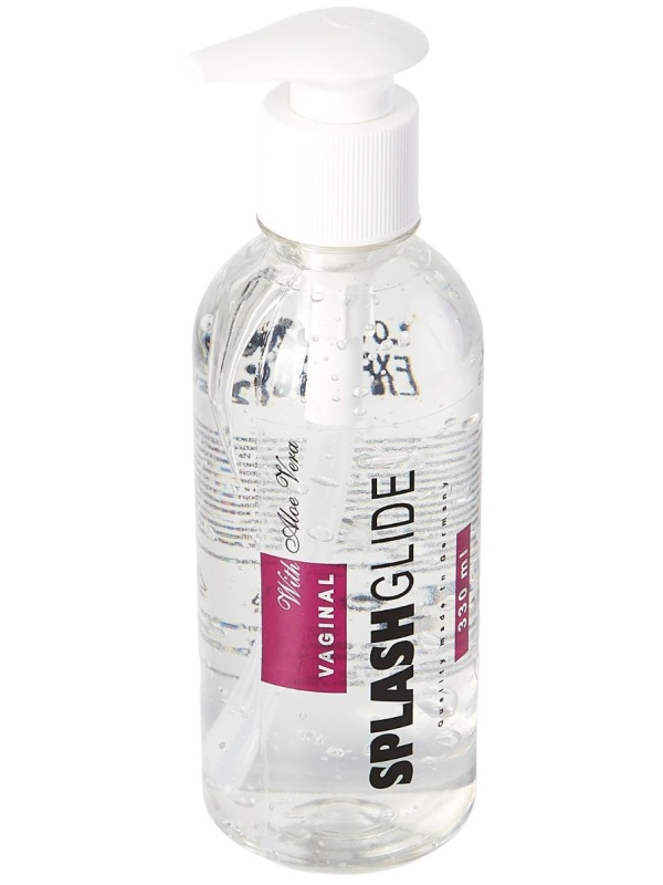 Ухаживающий лубрикант на водной основе Splashglide Vaginal With Aloe Vera - 330 мл.