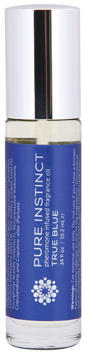 Обогащенное ароматическое масло для двоих Pure Instinct Oil True Blue Roll on - 10,2 мл.