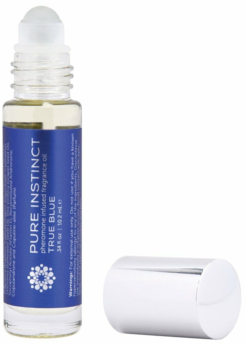 Обогащенное ароматическое масло для двоих Pure Instinct Oil True Blue Roll on - 10,2 мл.
