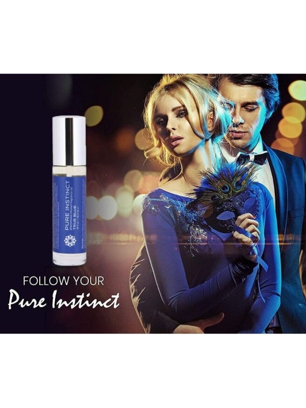 Обогащенное ароматическое масло для двоих Pure Instinct Oil True Blue Roll on - 10,2 мл.