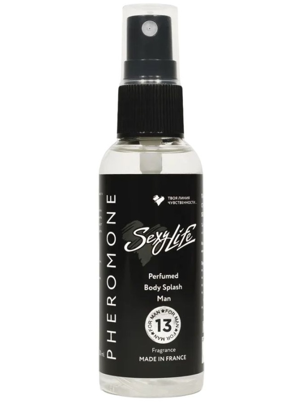 Мужской парфюмированный спрей с феромонами Sexy Life №13 - 50 мл.