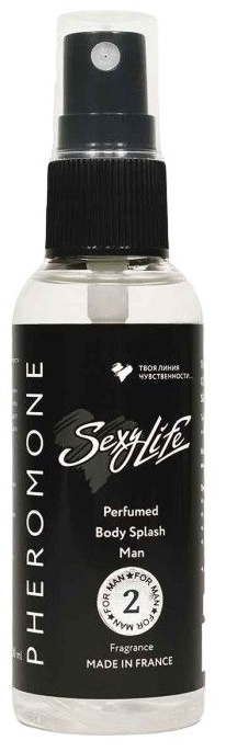 Мужской парфюмированный спрей с феромонами Sexy Life №2 - 50 мл.