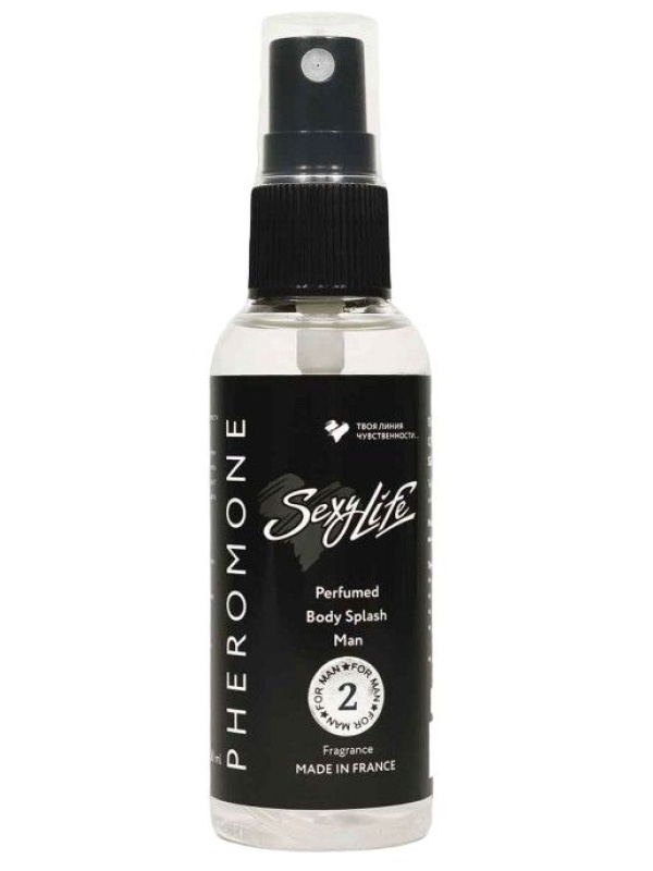 Мужской парфюмированный спрей с феромонами Sexy Life №2 - 50 мл.