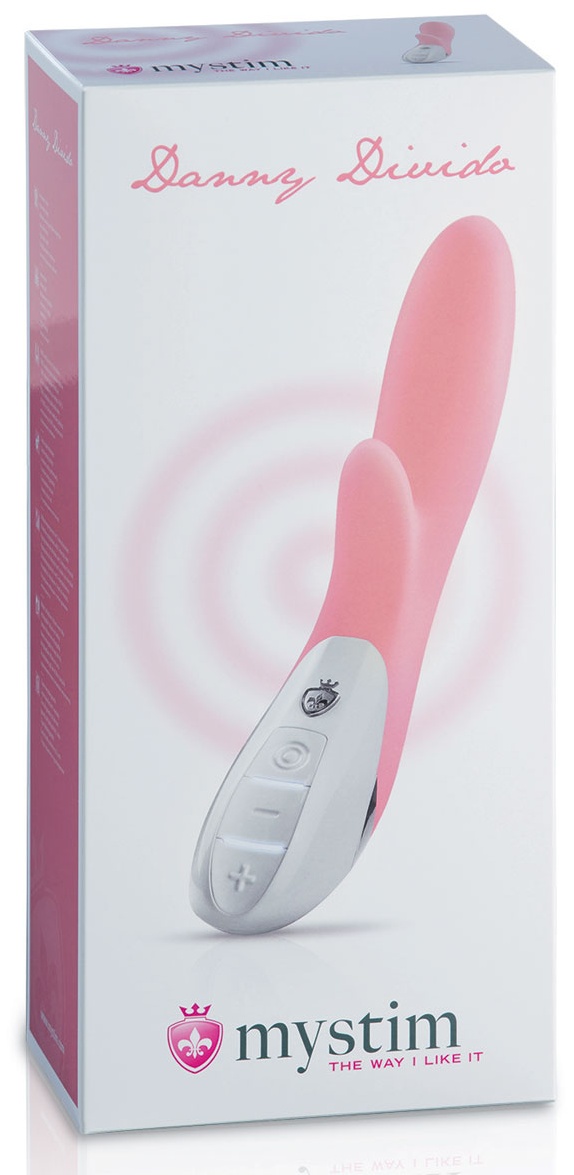Розовый вибратор Mystim Danny Divido - 27 см.