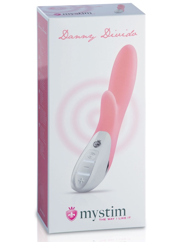 Розовый вибратор Mystim Danny Divido - 27 см.
