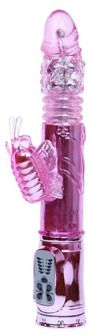 Вибратор-бабочка Throbbing Butterfly - 29,5 см.