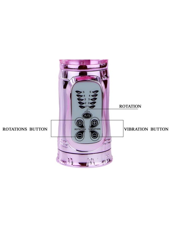 Вибратор-бабочка Throbbing Butterfly - 29,5 см.