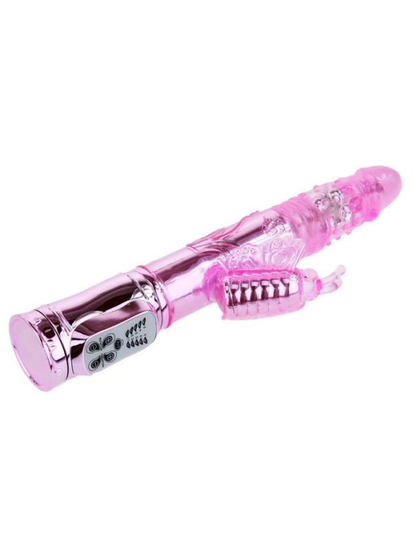 Вибратор-бабочка Throbbing Butterfly - 29,5 см.