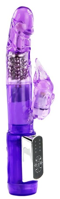 Фиолетовый ротатор Passionate Baron - 21,5 см.