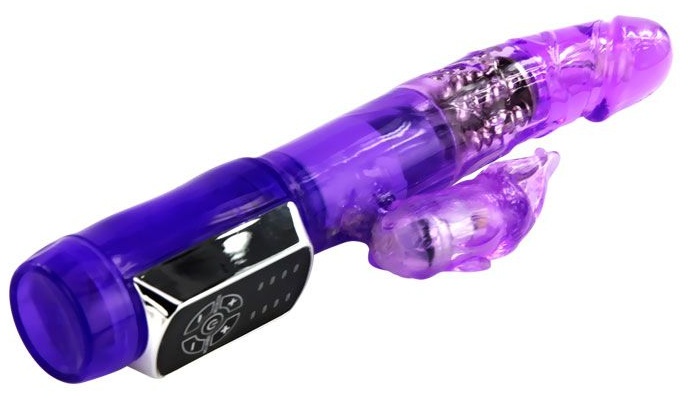 Фиолетовый ротатор Passionate Baron - 21,5 см.