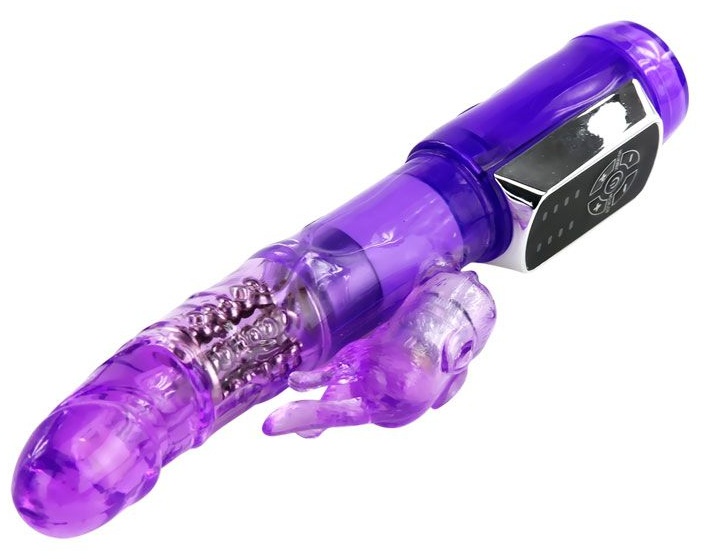 Фиолетовый ротатор Passionate Baron - 21,5 см.