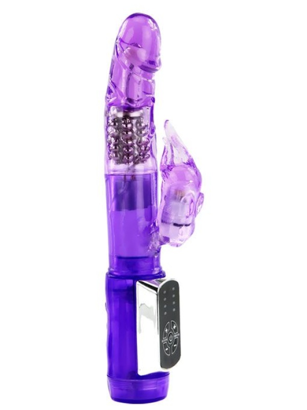 Фиолетовый ротатор Passionate Baron - 21,5 см.