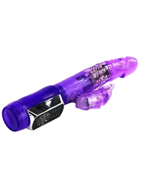 Фиолетовый ротатор Passionate Baron - 21,5 см.