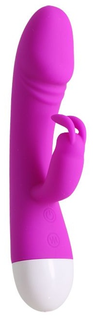 Силиконовый перезаряжаемый вибратор Will - 18 см.