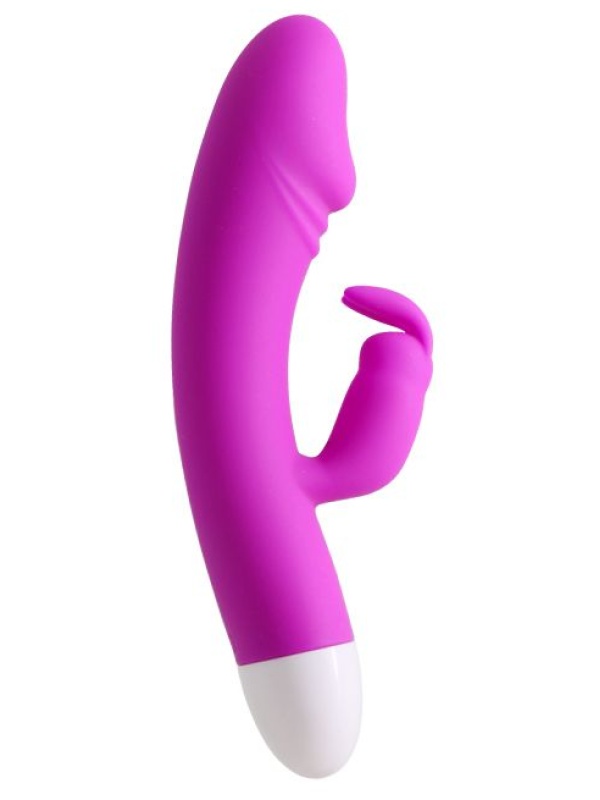 Силиконовый перезаряжаемый вибратор Will - 18 см.