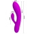 Эргономичный вибромассажер Alvin со стимулятором клитора - 16,9 см.