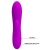 Эргономичный вибромассажер Alvin со стимулятором клитора - 16,9 см.