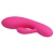 Розовый вибратор с клиторальным отростком Ives - 16,9 см.