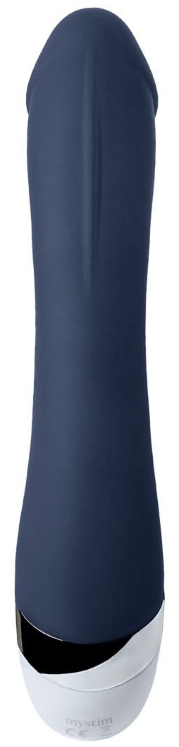 Темно-синий вибратор Mystim Terrific Truman - 27 см.