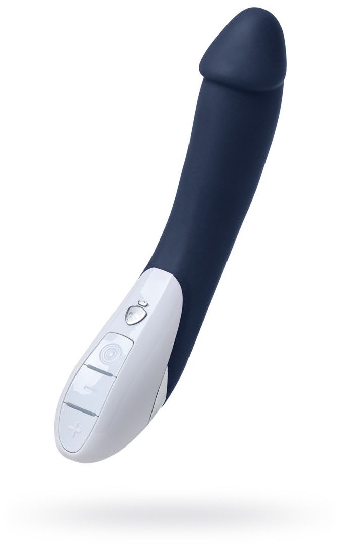 Темно-синий вибратор Mystim Terrific Truman - 27 см.
