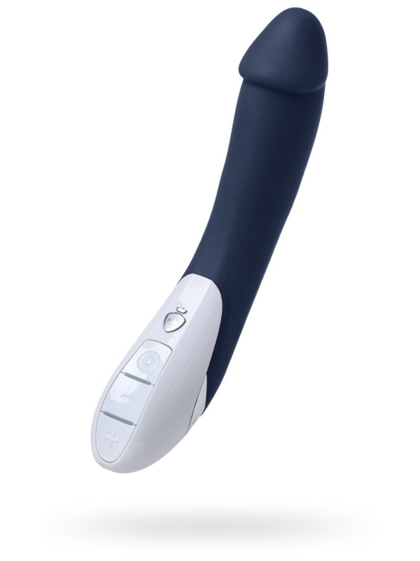 Темно-синий вибратор Mystim Terrific Truman - 27 см.