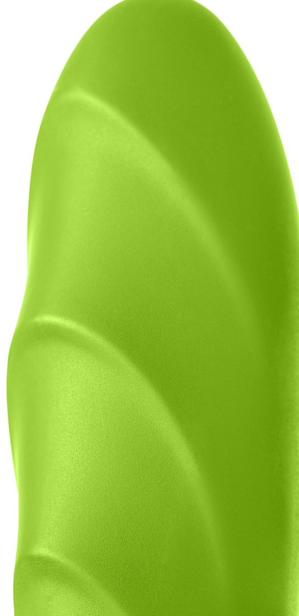 Вибратор Mystim цвета лайма Sassy Simon - 27 см.