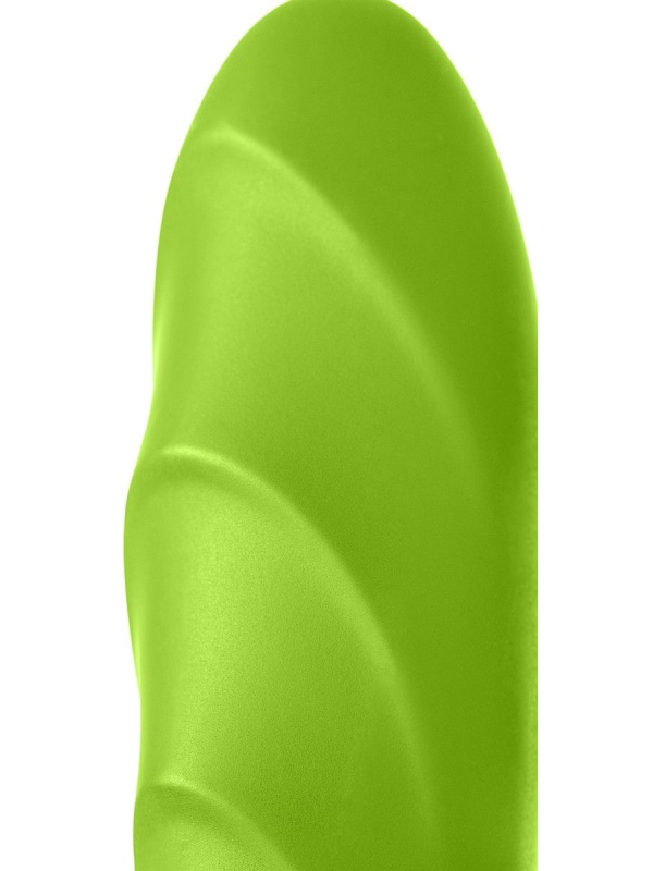 Вибратор Mystim цвета лайма Sassy Simon - 27 см.