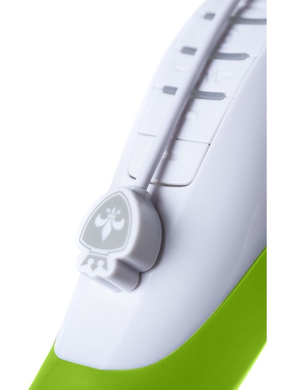 Вибратор Mystim цвета лайма Sassy Simon - 27 см.